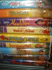 NEW Sealed Lot of 9 Clamshell VHS Lot Videos