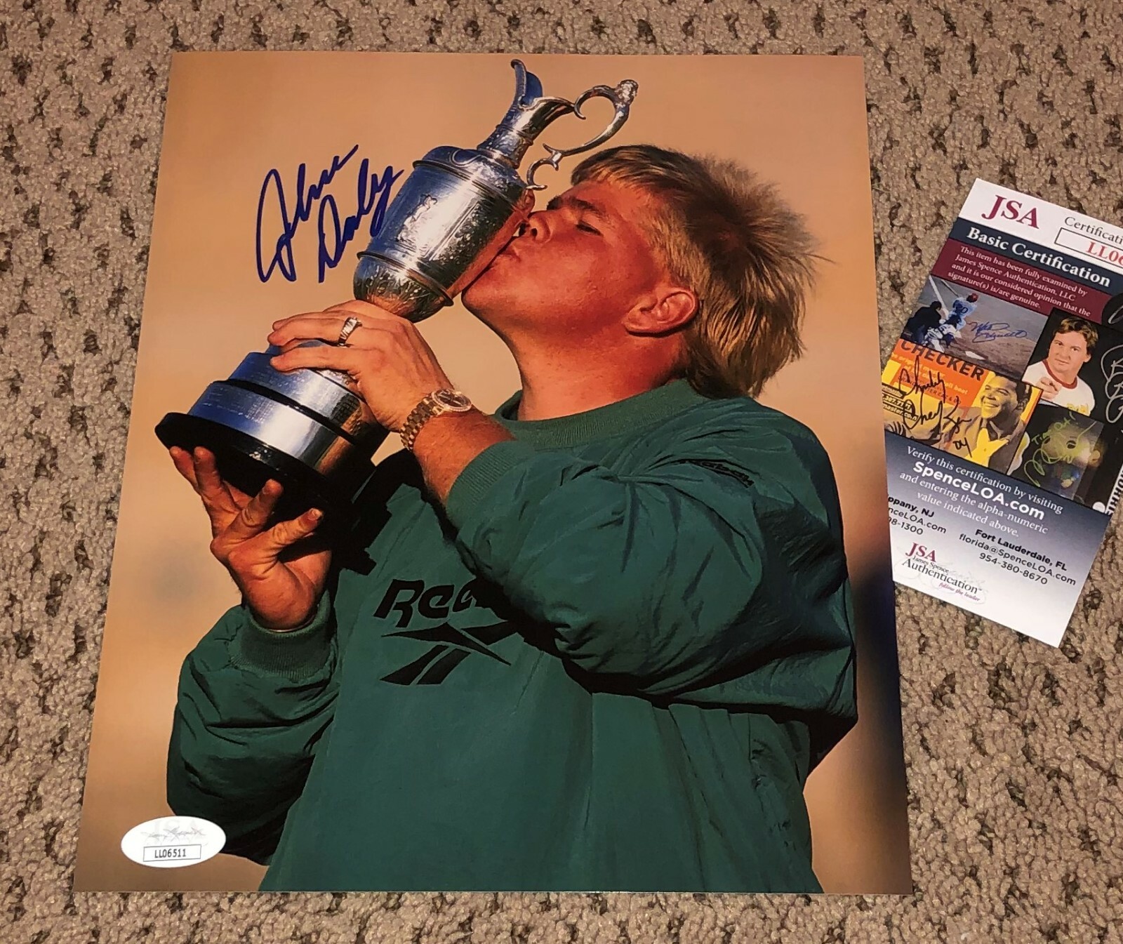 John Daly Autographed Signed 8X10 PHOTO JSA LONG GOLF PGA AUTO 