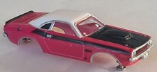 New Autoworld Pink 70 Challenger T/A Thunderjet HO Slot Car Body Fit Aurora Dash