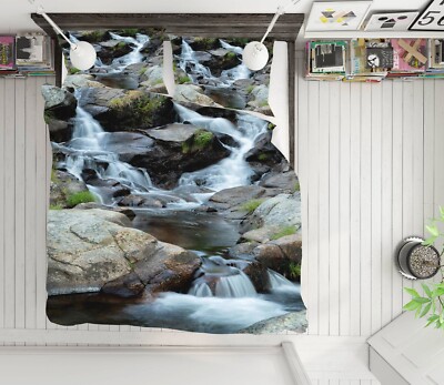3D Nature Creek KEP472 Bed Pillowcases Quilt Duvet Cover Luna