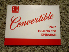 1967 Impala Ss Convertible Top Manual Factory Gm Original Electric Operated