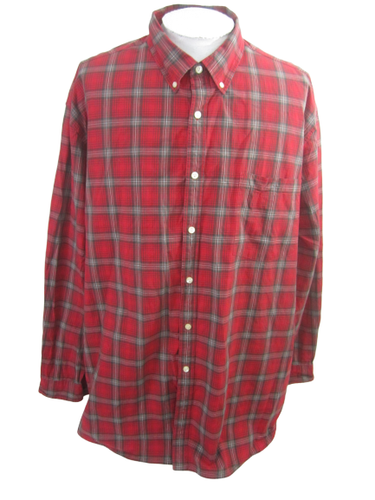 The Foundry Men dress shirt PLAID long 