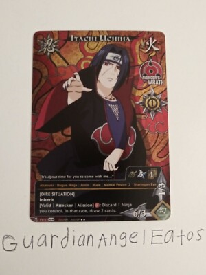 Naruto CCG TCG Itachi Uchiha [Anathema] Foil Promo Card English