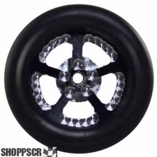 Pro Track Evolution in Black 3/8" O-Ring Drag Wheelie Wheels / H.O. Fronts