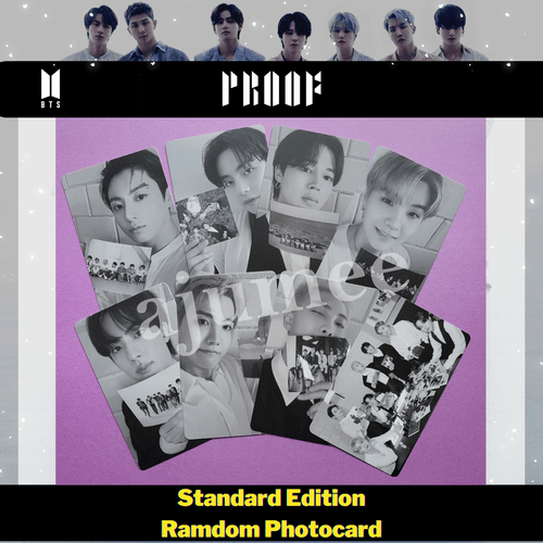 BTS Proof Photocard Album Antologia Edizione Standard Fotocard Ufficiale Ramdom  - Foto 1 di 35