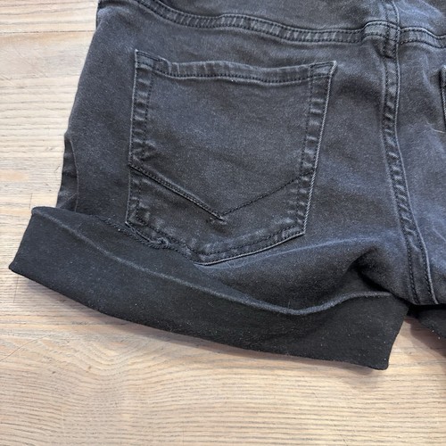 Vans Black Boyfriend Jean Shorts Women’s Size 3/24 3” Inseam Denim Stretch - Picture 12 of 15