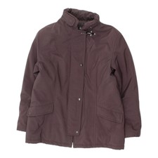 Fay Womens Dark Burgundy Padded Jacket | Vintage High End Designer Vtg