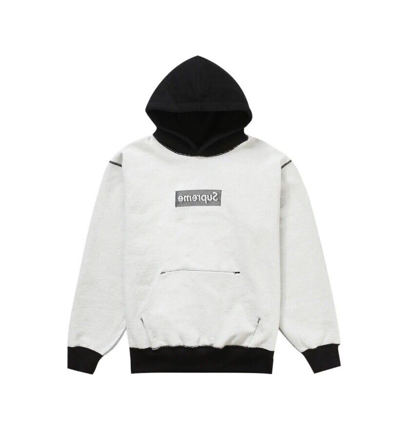 Supreme Black Inside Out Box Logo Hooded Sweatshirt DS Sz L Supreme Black Inside Out Box Logo Hooded Sweatshirt DS Sz L
