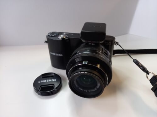 Samsung NX 1000 20.3MP Digitalkamera (Kit mit i-Function 20-50mm und Blitz) - Bild 1 von 7