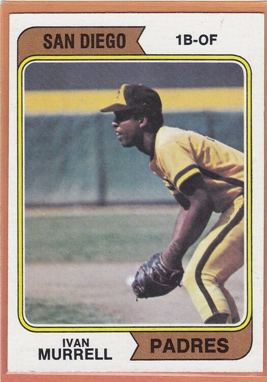 1974 TOPPS BASEBALL IVAN MURRELL #628 PADRES EXMT *86731 | eBay