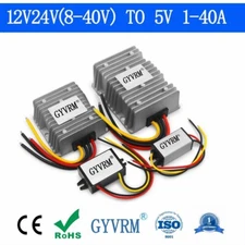 DC-DC Converter 12V 24V to 5V 1A-40A Buck Step Down Voltage Regulator Module