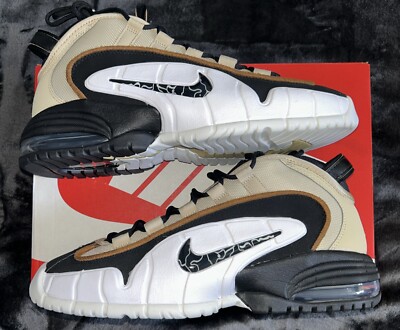 NIKE AIR MAX PENNY RATTAN-BLACK-SUMMIT WHITE SZ 11 [DV7442-200]