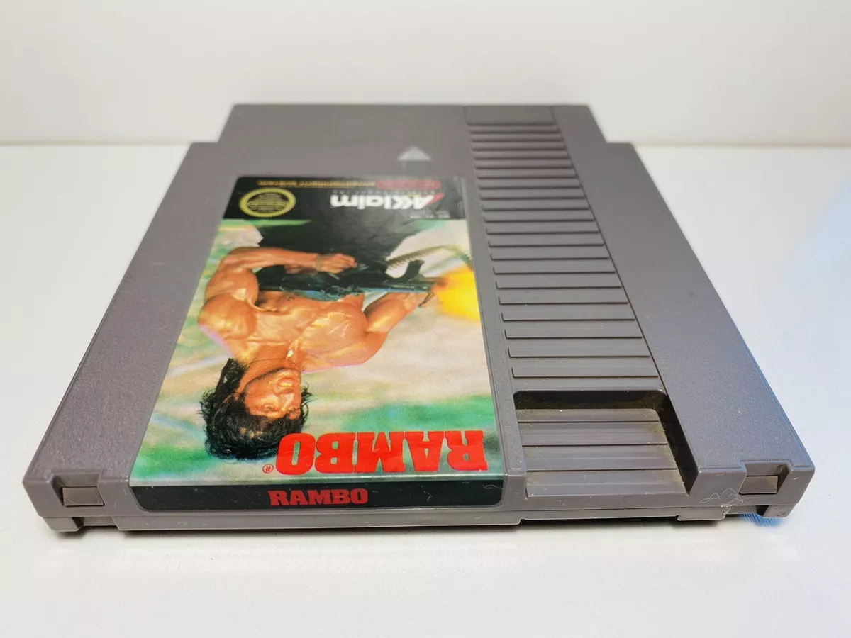 RAMBO NES Nintendo Original Authentic Game CLEAN TESTED