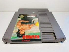 RAMBO -- NES Nintendo Original Authentic Game CLEAN TESTED