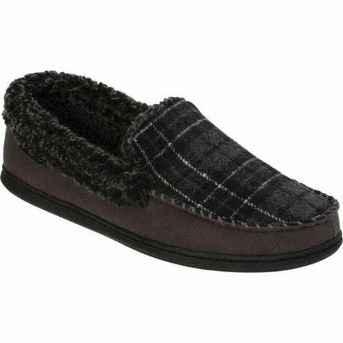 Dearfoams Men's Microsuede Whipstitch 