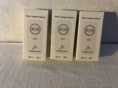 KERUI 90 dB Wireless Water Detectors Alarm Sensor for Home 3PK