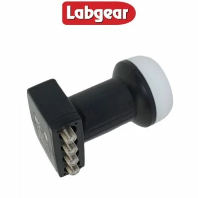 LABGEAR VISIBLEWAVE SATÉLITE UNIVERSAL DIGITAL QUAD 40MM LNB PARA PLATOS OFFSET - SKY+ HD FREESAT