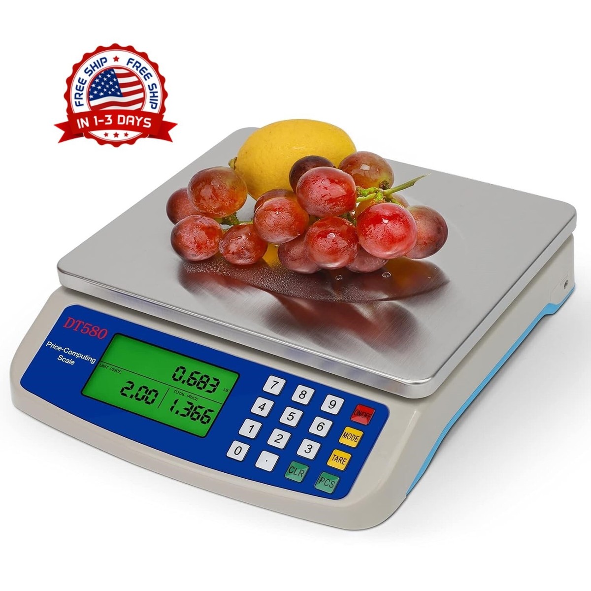 Bascula Digital 30kg X 1g Balanza Electrónica Informática, MOCCO