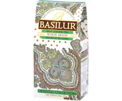 BASILUR White Moon Green Leaf Tea - 100g