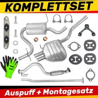 Auspuff SchalldäMpferset FüR Skoda Octavia 2 II Limousine, Kombi 1.4 TSI (08-13)