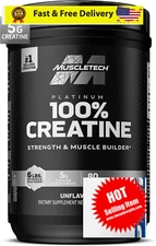 Creatine Monohydrate Powder MuscleTech Platinum Pure Micronized Muscle Recove...
