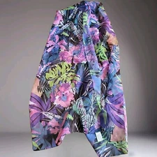 Italy women Flower Polyster Long Scarf