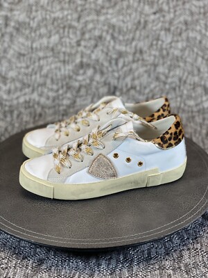 Philippe Model PRSX Low Sneaker Women's size 36 Veau Leo