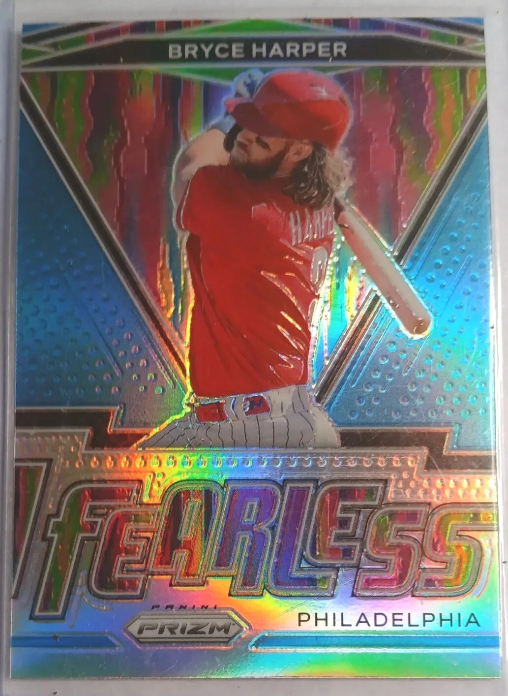 2021 Panini Prizm - Fearless Silver Prizm #FR-11 Bryce Harper