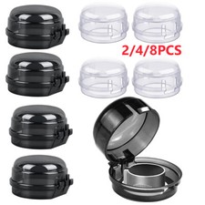 2/4/8Pcs Stove Knob Gas Covers Cover Child Safety Proof Oven Guard Lock Lid🔥 ﻿