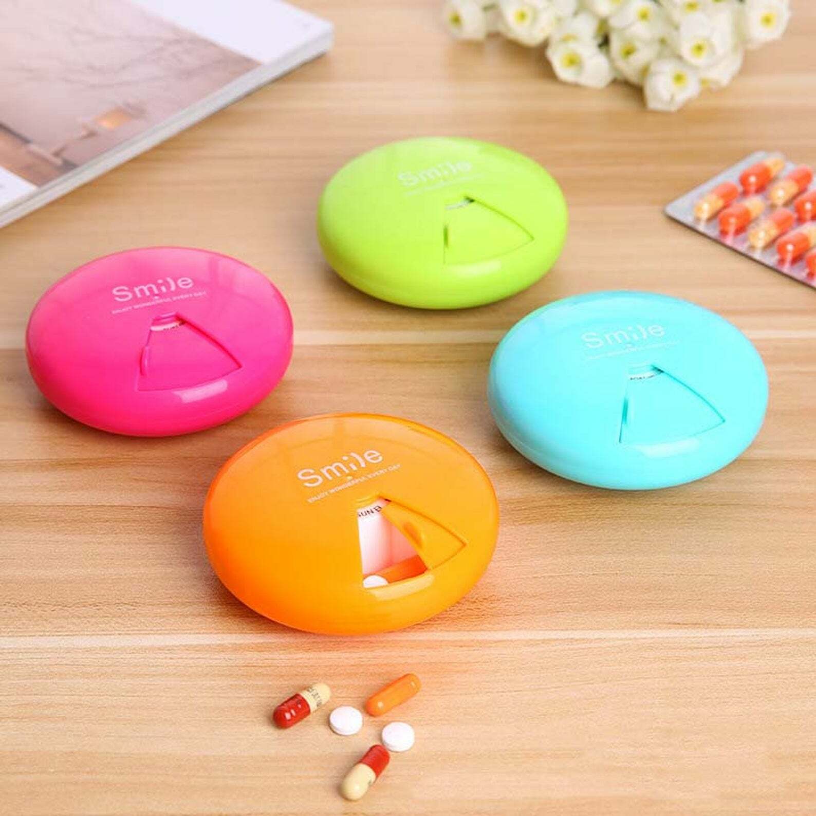 Rotating 7 Days Weekly Tablet Pill Medicine Box Holder Storage Organizer Box UK eBay