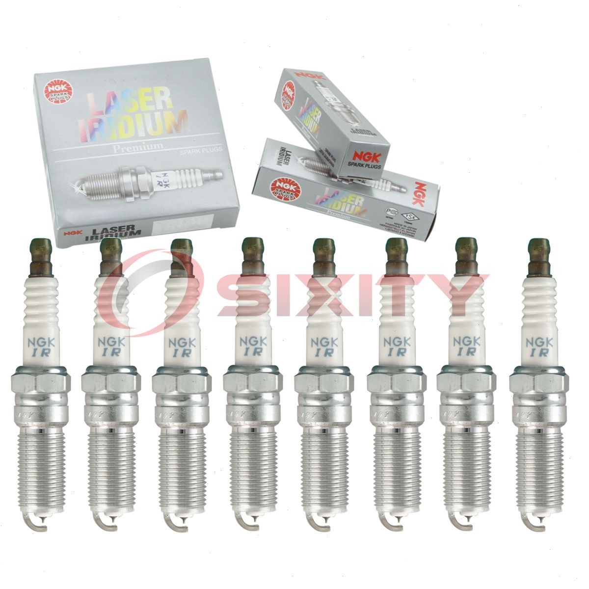 8 pc NGK 94489 ILTR6M9G Laser Iridium Spark Plugs for IVT20TT 96315 4719 ge