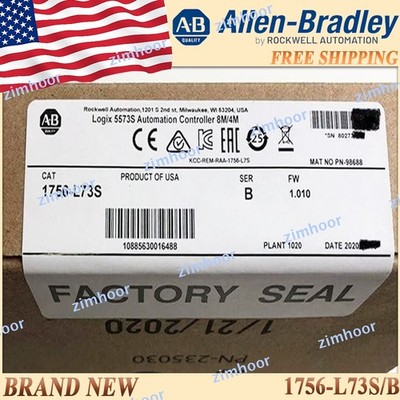 New Sealed AB 1756-L73S/B Logix 5573S Automation Controller 8M/4M Free Ship US