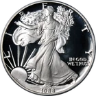 1988-S Silver American Eagle $1 PCGS PR70 DCAM - STOCK