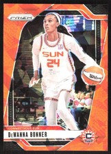 4252J 2024 Panini Prizm WNBA #116 DeWanna Bonner Ice Orange Prizms