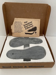 Pair of SOAPSTONE BOOT DRIERS & WARMERS in Original Packaging