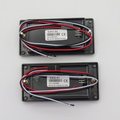 EMG 81/85 Active Humbucker Guitar Pickup Set, Neck and Bridge