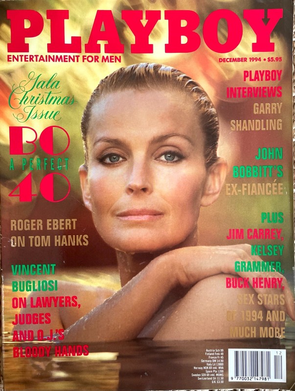 PLAYBOY MAGAZINE - DECEMBER 1994 - BO DEREK - CHRISTMAS ISSUE