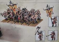 Warhammer TOW Beastman Brayherds Gors w/S/S or 2H Axes (10) NEW NO BOX