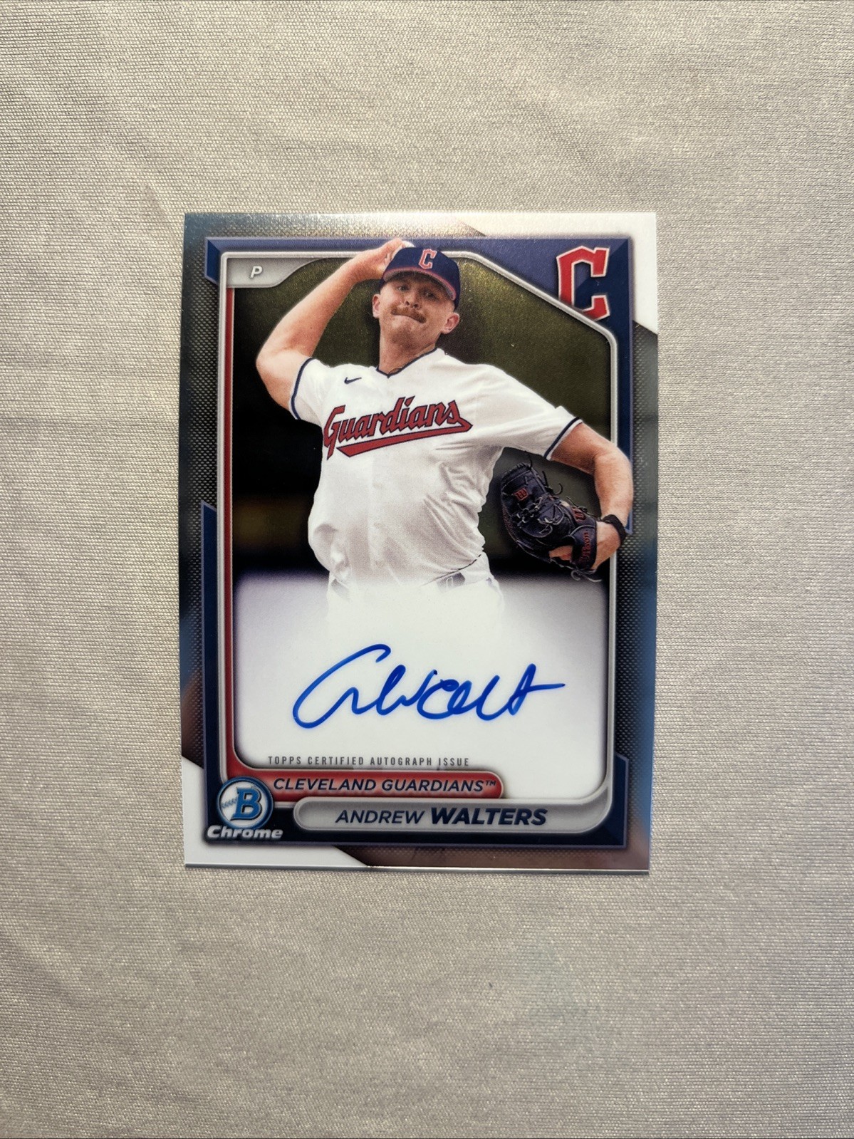 2024 Bowman Chrome - Prospect Autographs Andrew Walters #CPA-AW (AU, RC)