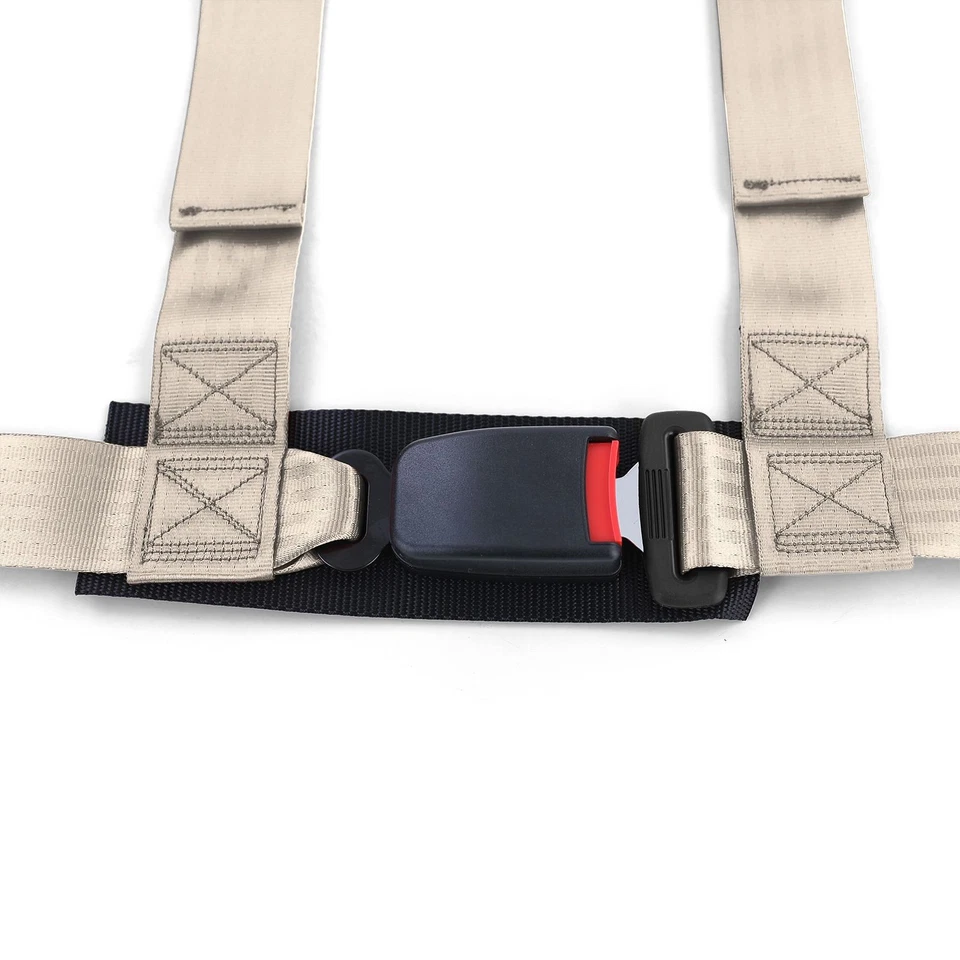 Tenzo-R Sport Tirantes Cinturón De Seguridad 4 Puntos Plata Gris E-Marca - Imagen 4 de 4