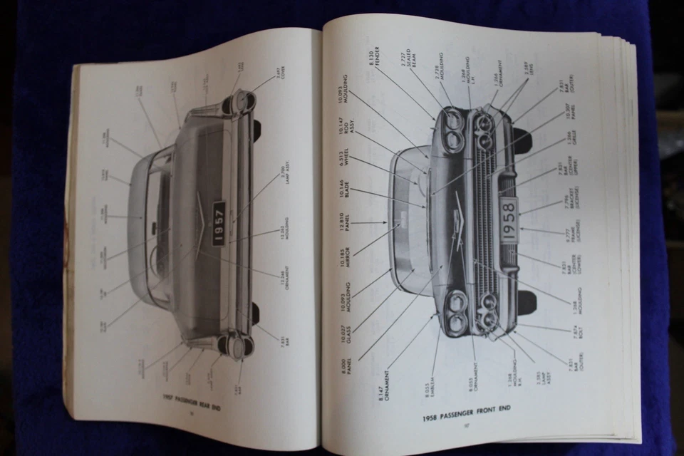 1929-1958 Chevrolet catálogo de peças e acessórios gravata borboleta caminhão Corvette 6 cilindros - Imagem 3 de 4