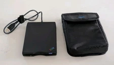 Tested IBM USB Portable Diskette Drive Floppy Disk 3.5” + Case | Works | MPF82E