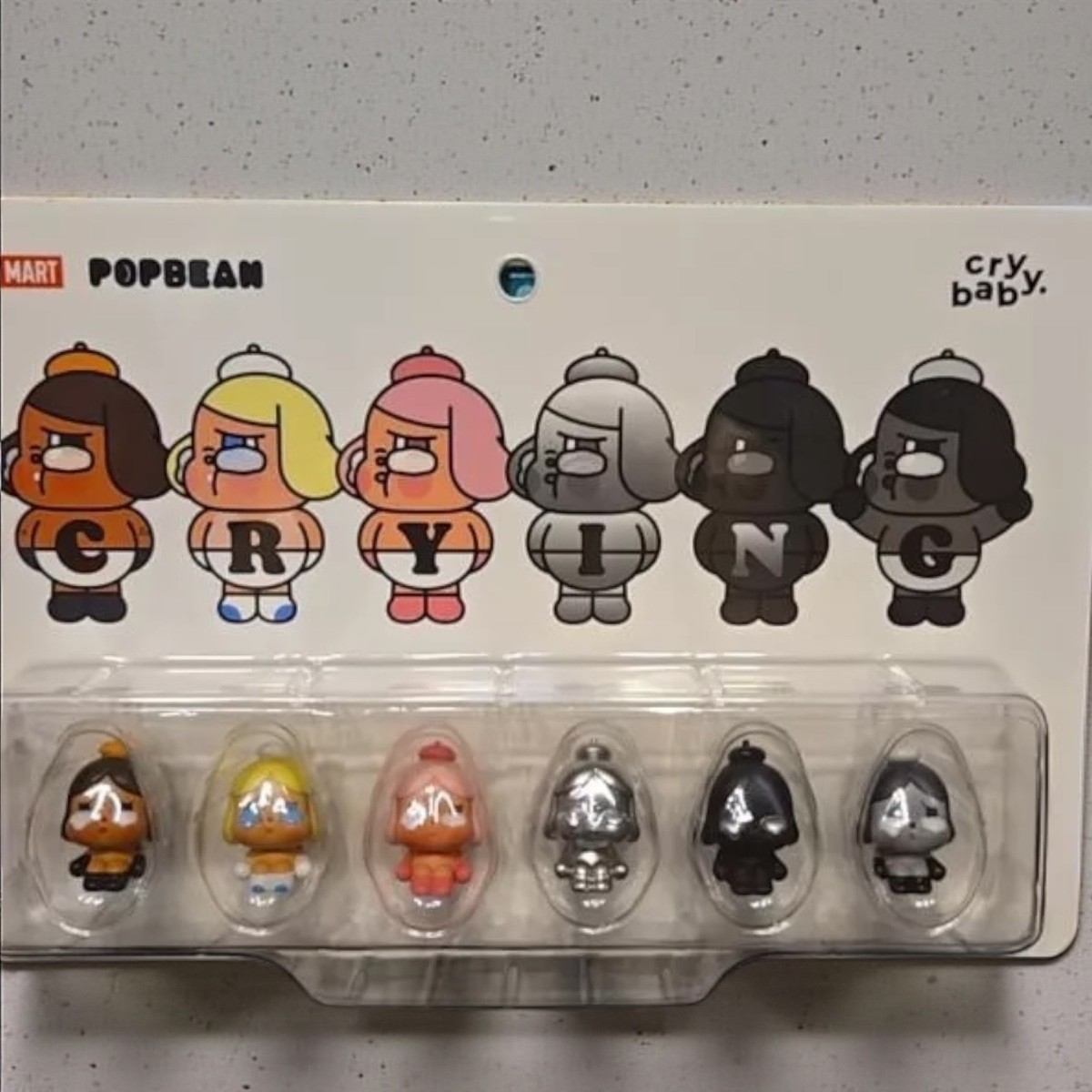 最終値下げ　POPMART POPBEAN cry baby ケース POPBEAN Crybaby Baby Born Series Set Thailand Limited Exclusive