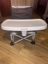 Pop  N Sit portable booster gray Indoor/Outdoor use