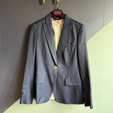 NWT $1,295 Stella McCartney Wool/Mohair Navy Blazer, Size IT 38 (US ~2)