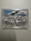 2021 Type 1 & 2 Silver Eagle PCGS MS70 ONE HOLDER! Special Eagle Holder!