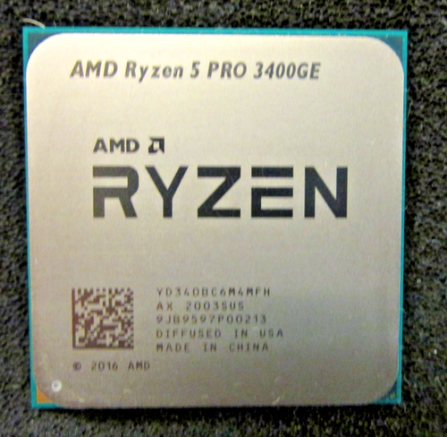 AMD Ryzen 5 PRO 3400GE CPU Processor Quad Core YD340BC6M4MFH