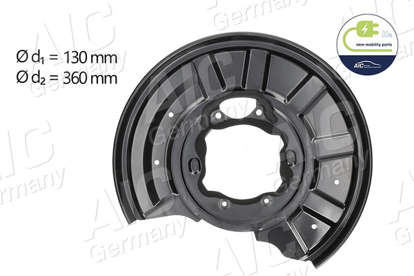 AIC Ankerblech Spritzblech Bremsscheibe Hinten Rechts FüR Mercedes Glk-Klasse-image
