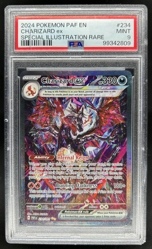 2024 Pokemon Paldean Fates Charizard ex #234/091 PSA 9