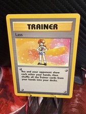 lass pokemon card Vintage Rare - Lass Base Set Non-Holo Pokemon Card 75/102 main image 1